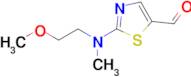 2-((2-Methoxyethyl)(methyl)amino)thiazole-5-carbaldehyde