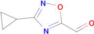 3-Cyclopropyl-1,2,4-oxadiazole-5-carbaldehyde