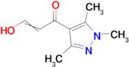 3-hydroxy-1-(1,3,5-trimethyl-1H-pyrazol-4-yl)prop-2-en-1-one