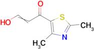 1-(2,4-dimethyl-1,3-thiazol-5-yl)-3-hydroxyprop-2-en-1-one