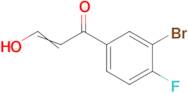 1-(3-bromo-4-fluorophenyl)-3-hydroxyprop-2-en-1-one