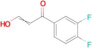 1-(3,4-difluorophenyl)-3-hydroxyprop-2-en-1-one