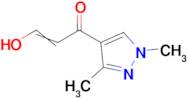 1-(1,3-dimethyl-1H-pyrazol-4-yl)-3-hydroxyprop-2-en-1-one