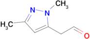 2-(1,3-Dimethyl-1h-pyrazol-5-yl)acetaldehyde