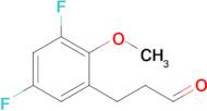 3-(3,5-Difluoro-2-methoxyphenyl)propanal