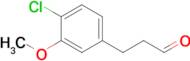 3-(4-Chloro-3-methoxyphenyl)propanal