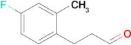 3-(4-Fluoro-2-methylphenyl)propanal