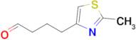 4-(2-Methylthiazol-4-yl)butanal