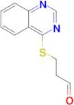 3-(Quinazolin-4-ylthio)propanal