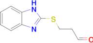 3-((1h-Benzo[d]imidazol-2-yl)thio)propanal