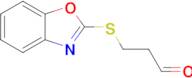 3-(Benzo[d]oxazol-2-ylthio)propanal