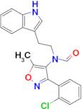 n-(2-(1h-Indol-3-yl)ethyl)-n-(3-(2-chlorophenyl)-5-methylisoxazol-4-yl)formamide