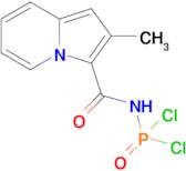 (2-Methylindolizine-3-carbonyl)phosphoramidic dichloride