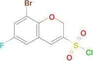 8-Bromo-6-fluoro-2h-chromene-3-sulfonyl chloride