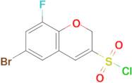 6-Bromo-8-fluoro-2h-chromene-3-sulfonyl chloride