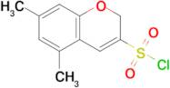 5,7-Dimethyl-2h-chromene-3-sulfonyl chloride