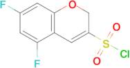 5,7-Difluoro-2h-chromene-3-sulfonyl chloride