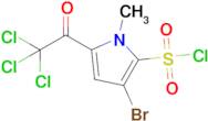 3-Bromo-1-methyl-5-(2,2,2-trichloroacetyl)-1h-pyrrole-2-sulfonyl chloride