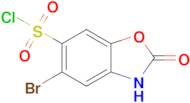 5-Bromo-2-oxo-2,3-dihydrobenzo[d]oxazole-6-sulfonyl chloride