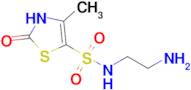 n-(2-Aminoethyl)-4-methyl-2-oxo-2,3-dihydrothiazole-5-sulfonamide