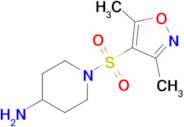 1-((3,5-Dimethylisoxazol-4-yl)sulfonyl)piperidin-4-amine