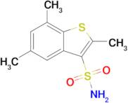 2,5,7-Trimethylbenzo[b]thiophene-3-sulfonamide