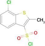 7-Chloro-2-methylbenzo[b]thiophene-3-sulfonyl chloride