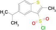 5-Isopropyl-2-methylbenzo[b]thiophene-3-sulfonyl chloride