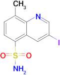 3-Iodo-8-methylquinoline-5-sulfonamide