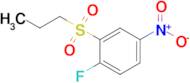 1-Fluoro-4-nitro-2-(propylsulfonyl)benzene