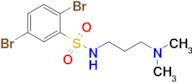 2,5-Dibromo-n-(3-(dimethylamino)propyl)benzenesulfonamide