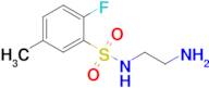 n-(2-Aminoethyl)-2-fluoro-5-methylbenzenesulfonamide