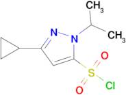 3-Cyclopropyl-1-isopropyl-1h-pyrazole-5-sulfonyl chloride