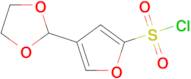 4-(1,3-Dioxolan-2-yl)furan-2-sulfonyl chloride