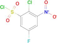 2-Chloro-5-fluoro-3-nitrobenzenesulfonyl chloride