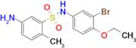 5-Amino-n-(3-bromo-4-ethoxyphenyl)-2-methylbenzenesulfonamide