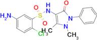 5-Amino-2-chloro-n-(1,5-dimethyl-3-oxo-2-phenyl-2,3-dihydro-1h-pyrazol-4-yl)benzenesulfonamide