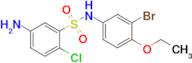 5-Amino-n-(3-bromo-4-ethoxyphenyl)-2-chlorobenzenesulfonamide