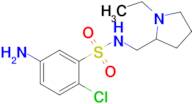 5-Amino-2-chloro-n-((1-ethylpyrrolidin-2-yl)methyl)benzenesulfonamide