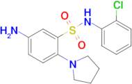 5-Amino-n-(2-chlorophenyl)-2-(pyrrolidin-1-yl)benzenesulfonamide