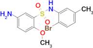 5-Amino-n-(2-bromo-5-methylphenyl)-2-methoxybenzenesulfonamide