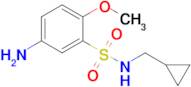 5-Amino-n-(cyclopropylmethyl)-2-methoxybenzenesulfonamide