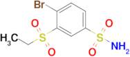 4-Bromo-3-(ethylsulfonyl)benzenesulfonamide