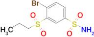 4-Bromo-3-(propylsulfonyl)benzenesulfonamide