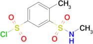 4-Methyl-3-(n-methylsulfamoyl)benzenesulfonyl chloride