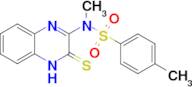 N,4-dimethyl-N-(3-sulfanylidene-3,4-dihydroquinoxalin-2-yl)benzene-1-sulfonamide