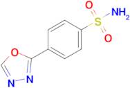 4-(1,3,4-Oxadiazol-2-yl)benzenesulfonamide