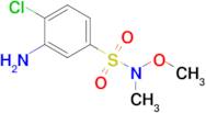 3-Amino-4-chloro-n-methoxy-n-methylbenzenesulfonamide