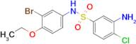 3-Amino-n-(3-bromo-4-ethoxyphenyl)-4-chlorobenzenesulfonamide