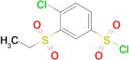 4-Chloro-3-(ethylsulfonyl)benzenesulfonyl chloride